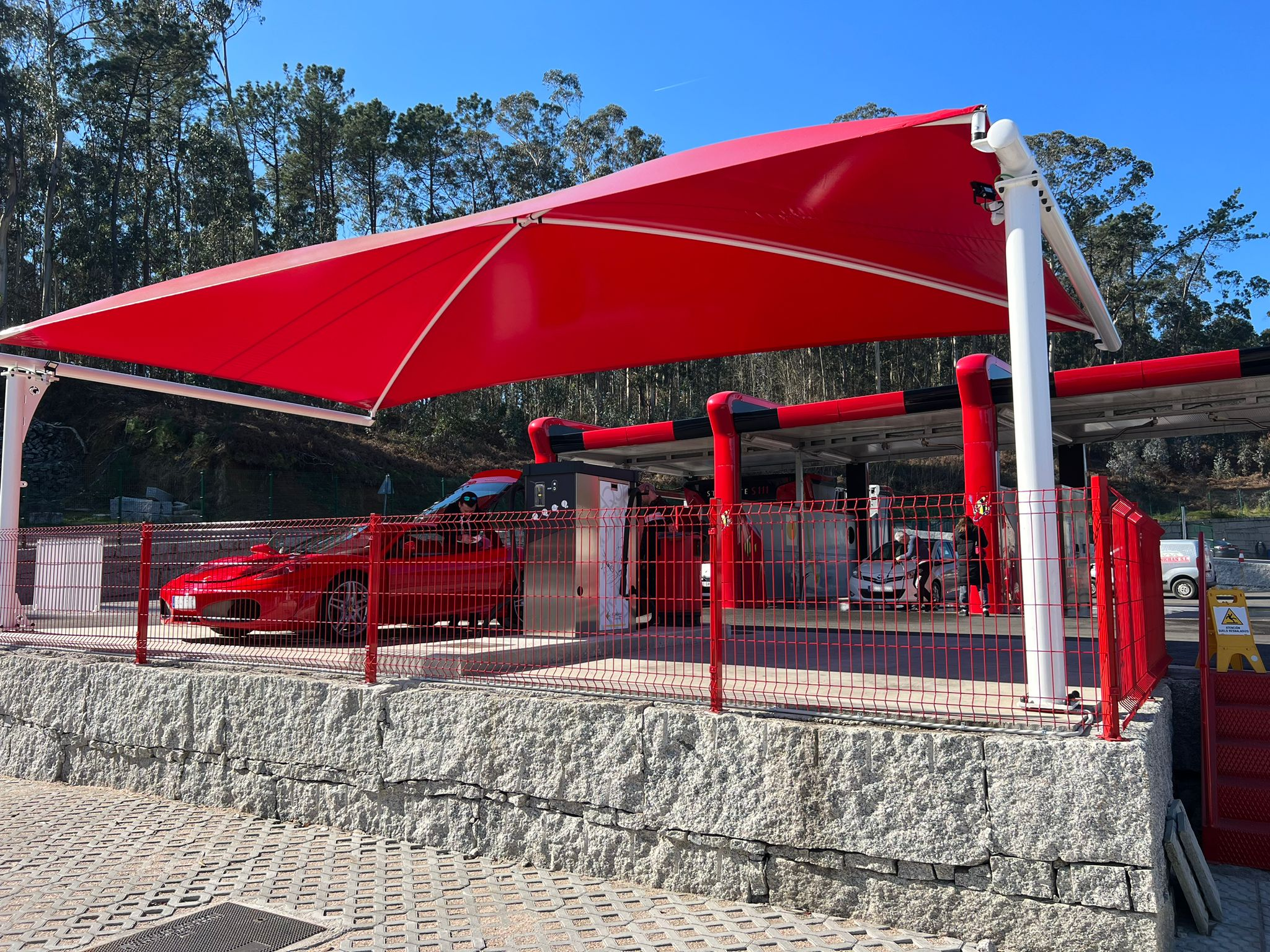 Estacion de descanso de coches